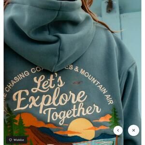 Sunset Surf Coastal Explore Hoodie in Various Sizes